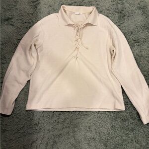 Zara MEN Beige Knit Top